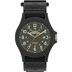 TIMEX - Reloj Hombre TW4B00100 Expedition Acadia Indiglo Nylon - Negro