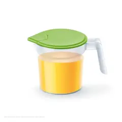 POLINPLAST - Jarra Medidora Polin N° 0.50 con Tapa 500ml