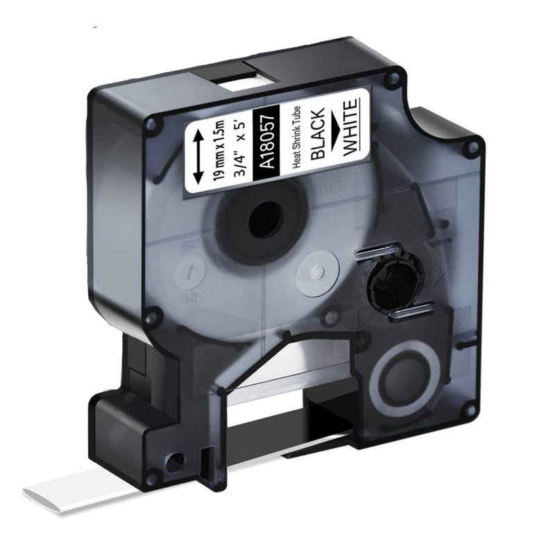 CINTA DYMO COMPATIBLE 18057 19MM LETRA NEGRO SOBRE BLANCO