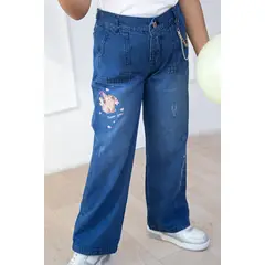 KIDS MASHMELO - JEANS PARA NIÑA CAPIBARAS