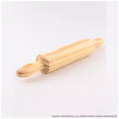 INSPIRA MARKET - Rodillo de Cocina madera 41 x 4.5 cm