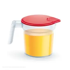 POLINPLAST - Jarra Medidora Polin N° 1 con Tapa 1L