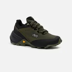 NEW ATHLETIC - Zapatillas Outdoor Mountain68 Verde Militar Con Negro Mujer
