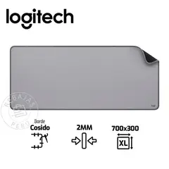 LOGITECH - Mouse Pad Deskpad Anti-Salpicaduras 300x700mm Gris