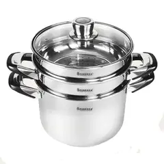 FINEZZA - Espaguetera FZ-0062SP4 de Acero Inoxidable de 6L