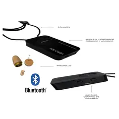 OEM - Audifono Pinganillo Para Examen Bluetooth Collarín