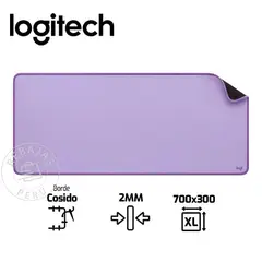 LOGITECH - Mouse Pad Deskpad Anti-Salpicaduras 300x700mm Lavanda