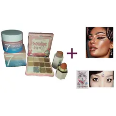 BIOAQUA - Crema v7 rubor sombras y regalos