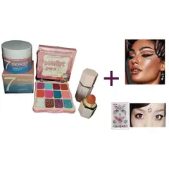 BIOAQUA - Crema v7 rubor sombras y regalos