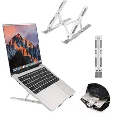 OEM - SOPORTE DE ALUMINIO PLEGABLE PARA LAPTOP DE HASTA 16 PULGADAS