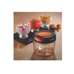 VIP AHMET - Picador procesador manual de alimentos color ciruela 900 ml