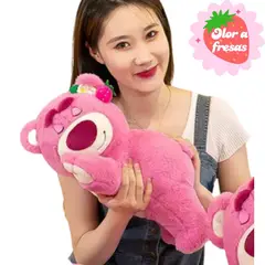 GENERICO - Peluche Lotso Perfumado Olor a Fresas - Mide 35 cms