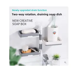 GENERICO - Jabonera 3 niveles kawaii tendencia redes