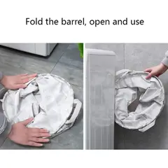 GENERICO - CESTA CANASTO DE ROPA SUCIA 62 LITROS PLEGABLE