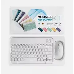 OEM - KIT TECLADO + MOUSE BLUETOOTH RECARGABLE BATERIA DE LARGA DURACIÓN