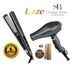 LIZZE - PLANCHA Y SECADORA PROFESIONAL EXTREME + 2 TINTES IGORA 5-50