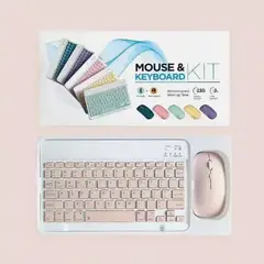 OEM - KIT TECLADO + MOUSE BLUETOOTH RECARGABLE BATERIA DE LARGA DURACIÓN
