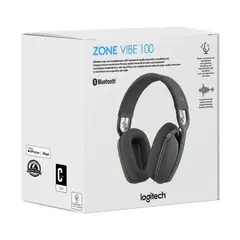 LOGITECH - AUDÍFONO CON MICRÓFONO ZONE VIBE 100 BLUETOOTH BLACK