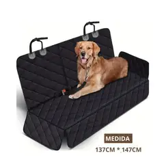 GENERICO - Cobertor Cubre Asientos Trasero y Cierre Posa-vasos