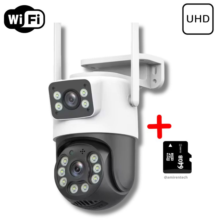 Camaras IP Wifi UHD + 1 Memorias de 15 dias