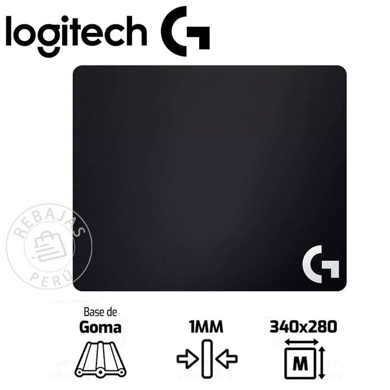 G240 Alfombrilla de Tela Negra Precisión y Control para Gamer