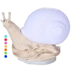 GENERICO - Lámpara Caracol 24 Colores Luz de Noche Decorativo de Habitación 9331