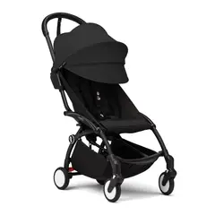 STOKKE - COCHE YOYO³ CHASIS NEGRO TEXTIL NEGRO