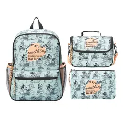 DISNEY - Pack Escolar Mochila Oficio Premium Coldplay Mickey Mouse