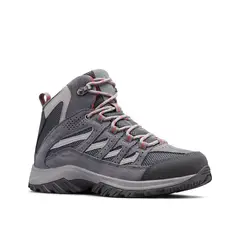 COLUMBIA - Bota Mujer Crestwood Mid Waterproof Gris Clb