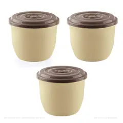 POLINPLAST - Set de 3 Reposteros Ingleses N°4 con Tapa Hermética