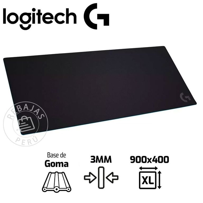 G840 Alfombrilla de Ratón XL Negra Gran Superficie de Tela