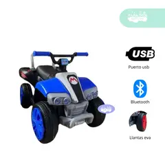 GENERICO - Carrito para niño modelo Moto TX1 Azul