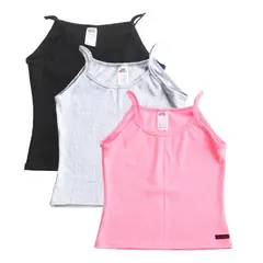 KINETIX - Pack Polos Manga Cero de Tiras Lohelia Oscuros Mujer