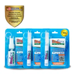 GENERICO - Tripack Limpiador y Protector para Lentes Oftálmicos