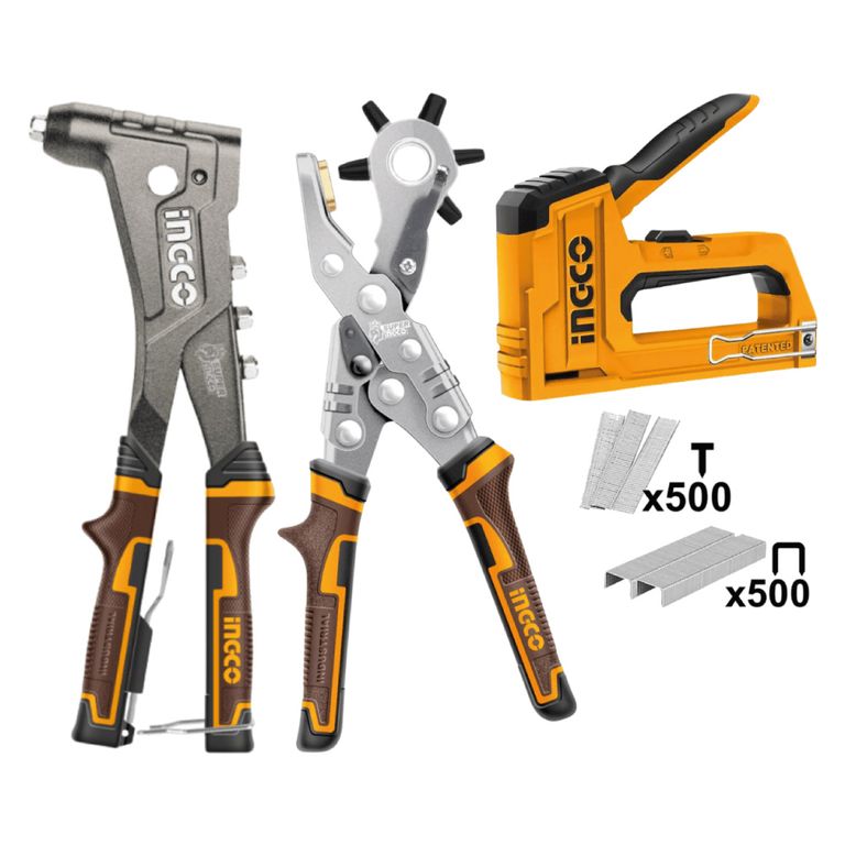 SET 3 HERRAMIENTAS DE FIJACIÓN INGCO HRSG0401
