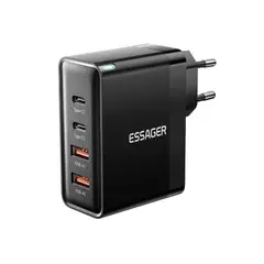 ESSAGER - Cargador 100W GaN USB tipoC QC carga rápida 4,0 IOS Android EU