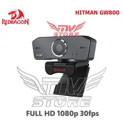 REDRAGON - Cámara web Webcam Hitman GW800 1080p FHD