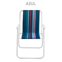 GENERICO - Silla de Playa Camping Terraza Plegable Multicolor