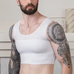 ONHUL - Faja para pecho o ginecomastia corrector de postura para hombre