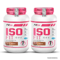FITFEM - 2 Proteína Iso Fit 1.1 KG Universe Nutrition Chocolate