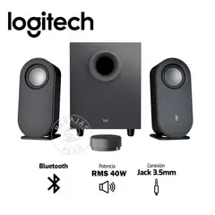 LOGITECH - Parlantes Z407 Bluetooth Inalambrico Subwoofer Pc Color Negro