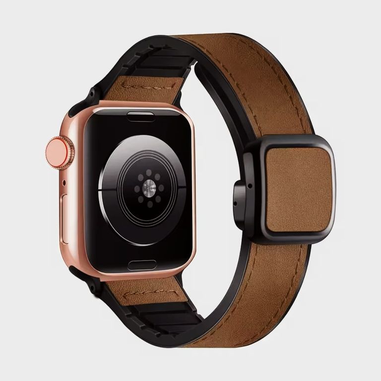 CORREA DE CUERO PARA WATCH 44-45-46 y 49 mm CAMEL