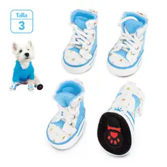 KELLER - Zapatos para Perros Mascotas Antideslizante CL Talla 3 JJ3
