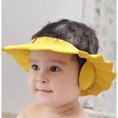 GENERICO - Gorro de baño para bebés Con Protector De Orejas Amarillo