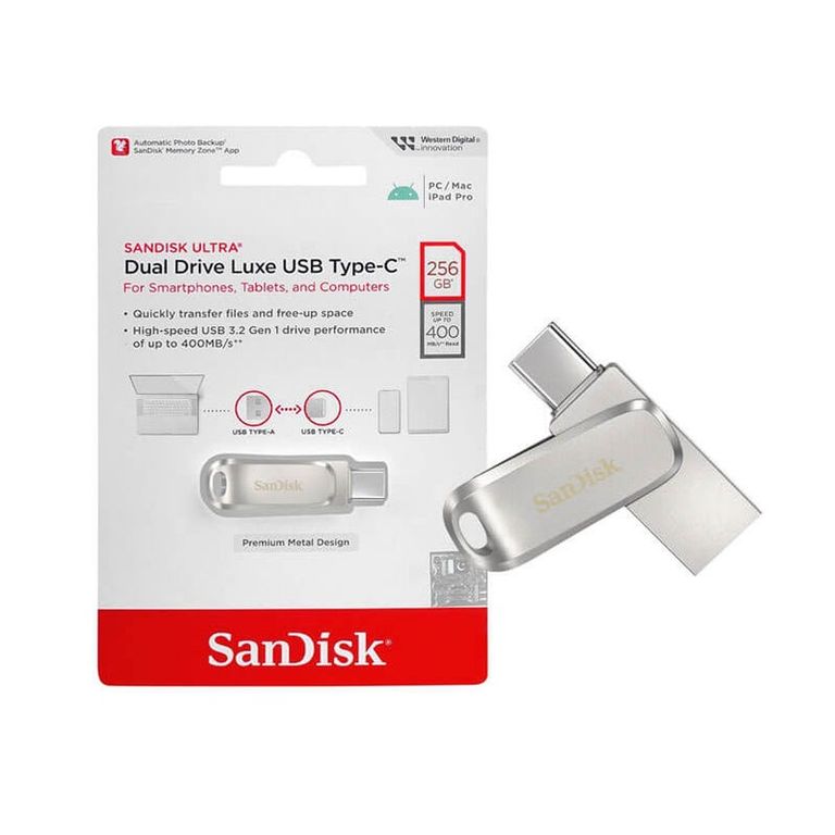 Memoria USB Ultra Dual Drive Luxe 256GB 3.2 Gen 1