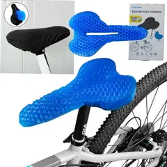 GENERICO - ASIENTO COJIN GEL CON FUNDA PARA BICICLETA ESTACIONARIA