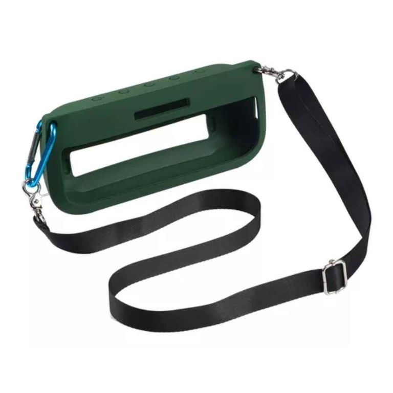FUNDA CASE PROTECTOR SILICONA BOSE SOUNDLINK FLEX VERDE MILITAR