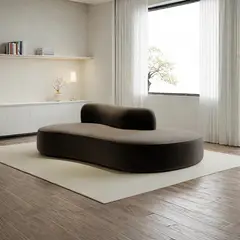 GENERICO - Sofá Gabo Curvo - Negro