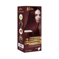 GENERICO - Shampoo Tinte Cabello Borgoña Musa Hair Color 400ml