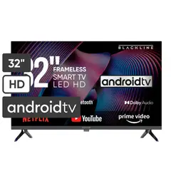 BLACKLINE - Televisor 32" HD Smart TV ANDROID BL-TV32HEG5F4PE
